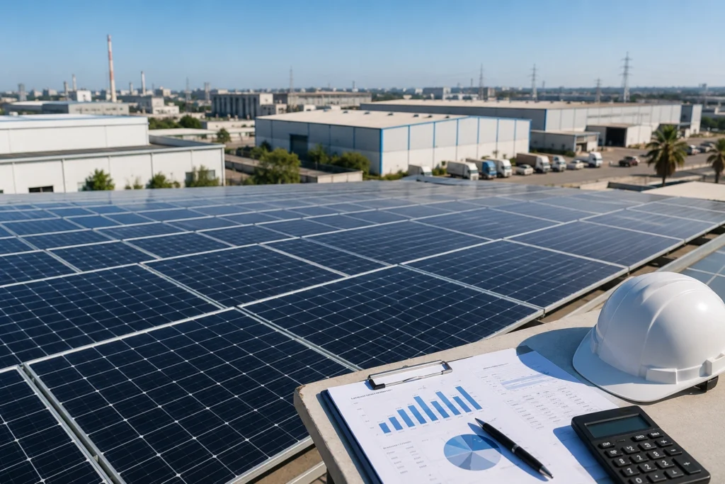 How to Size an Industrial Solar Plant under Morocco’s 20% Surplus Cap